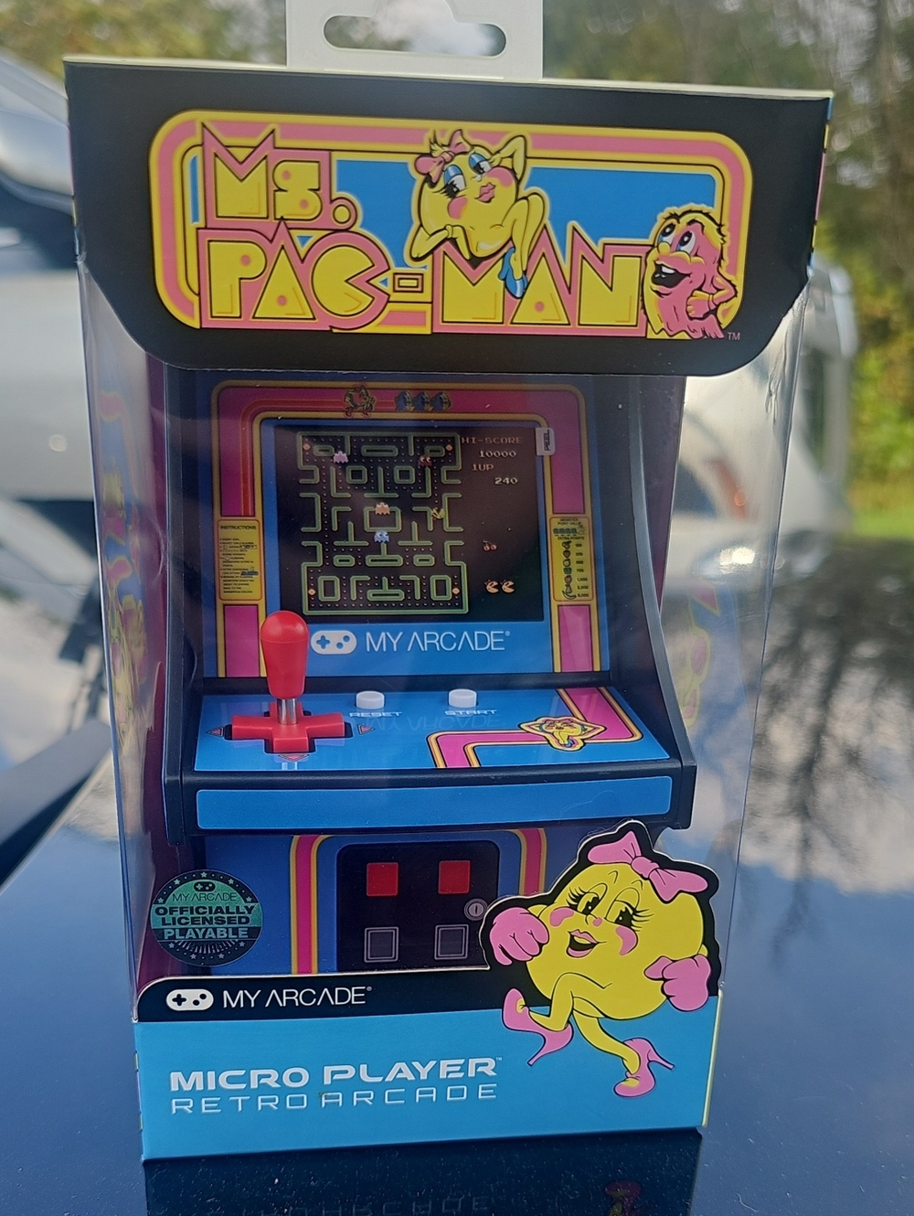 Arcade Ms. Pac-Man Micro Player Retro Arcade - Blue